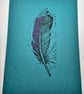 Mallard Feather Print - Image 1