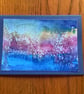 Handmade photo card of original watercolour painting 'Forest Abstract'