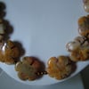 CRAZY LACE AGATE FLOWER NECKLACE - AGATE NECKLACE - FREE SHIPPING WORLDWIDE