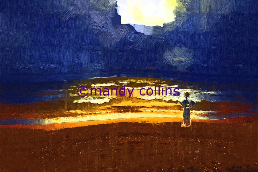 'Sea of Gold' - A4 Epson Archival Matte art print