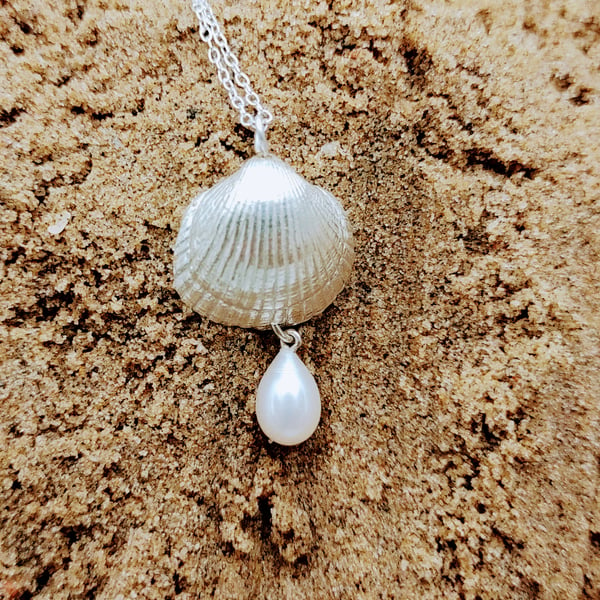 Silver Shell and Pearl