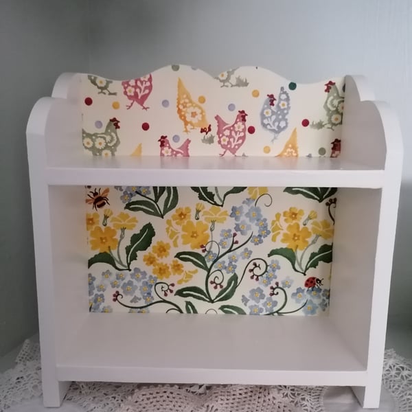 Wooden Shelf Storage Unit Made with Emma Bridgewater Designs Kitchen dining Home