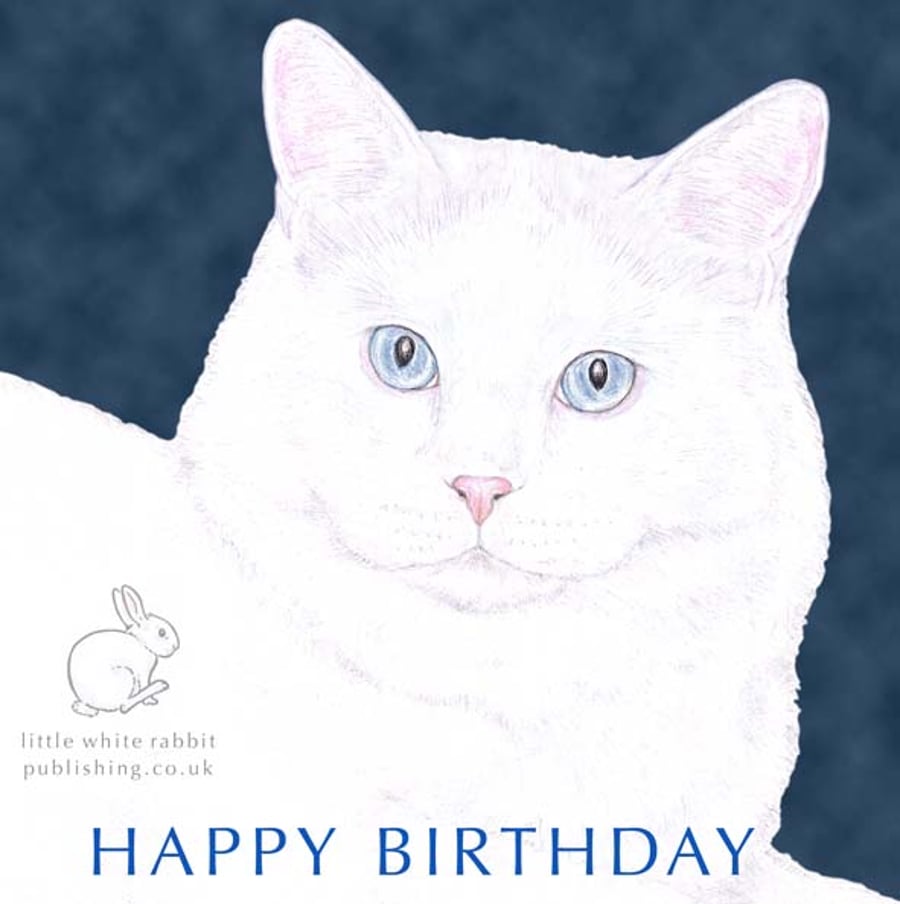 Mickey the Cat - Birthday Card