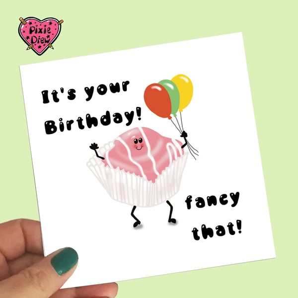 French fancy birthday card