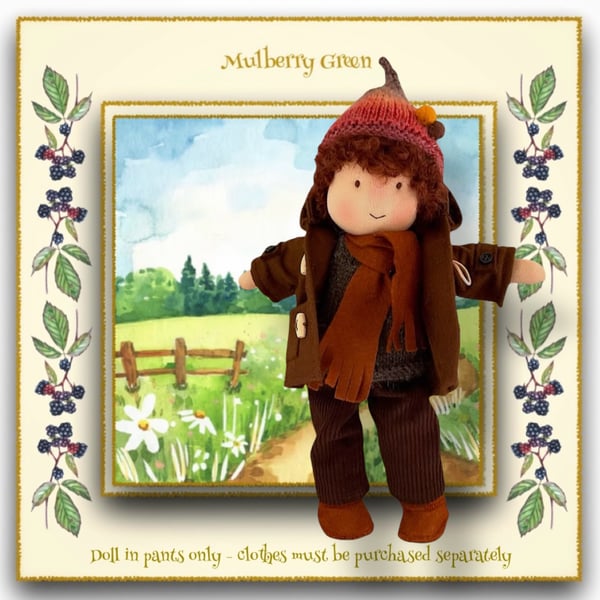 Doll - Billy Spraggs - a handcrafted Mulberry Green doll