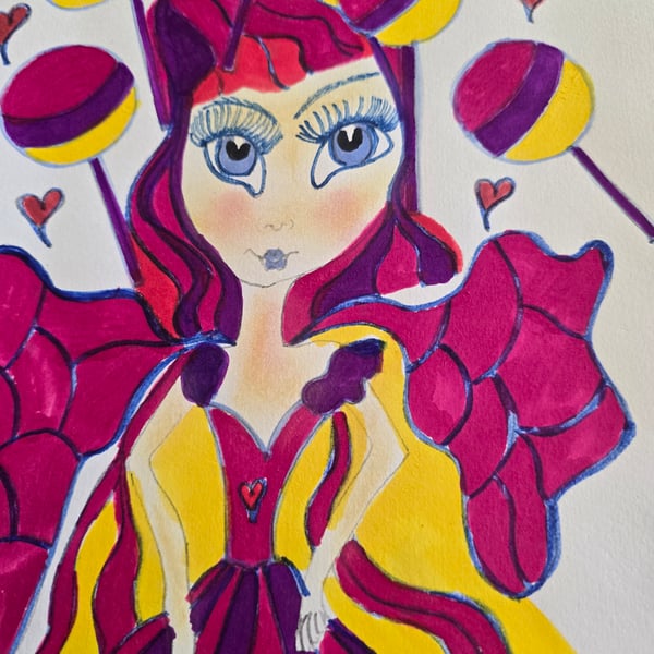 Valentine Fae Drawing 