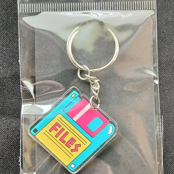 Retro keyring 