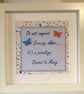 Inspirational Quote Framed Wall Art: Handmade Birthday Gift - Image 4