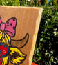 Baby Highland Cow Wooden Plaque – Nursery Wall Art – Cute Farm Animal Baby Room  - Image 2
