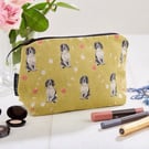 Springer Spaniel fabric linen pouch