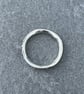 Gold Ebb and Flow Ring, freeform ring, mixed metals , wavy ring, oxidised ring,  - Image 3
