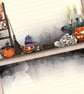 Letter Writing Paper Halloween Witch's Lair - Image 2