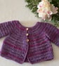 3-6 Months Crochet Jacket Cardigan 