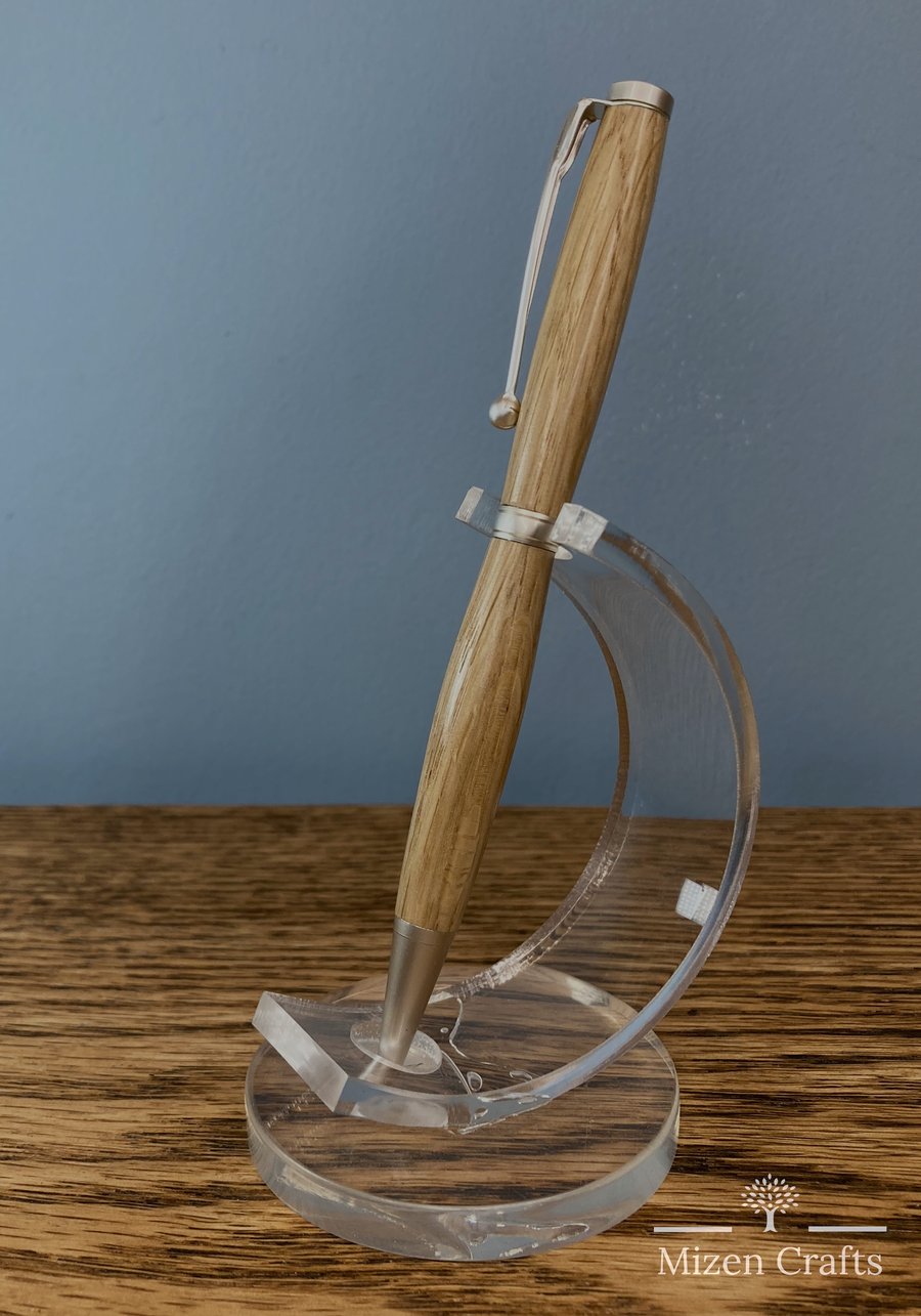 Reclaimed Oak Slimline Pen