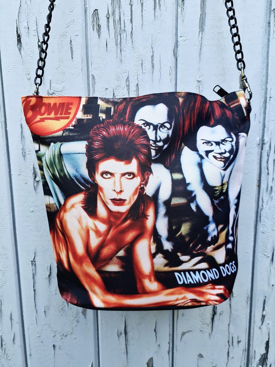 Diamond Dogs Bowie Handbag - Waterproof Bag - Recycled Polyester - David Rock & 