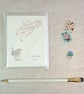 Set of 3 Wren & Cherry Blossom Mini Notecards  - Image 6