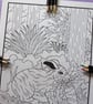 Rabbit Woodland Animal A4 Colouring Page Printable JPG by S Godwin Studio - Image 2