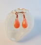 Pink Opal Hoop Earrings, October Birthday, Anniversary, Gifts For Her, Libra  - Image 6