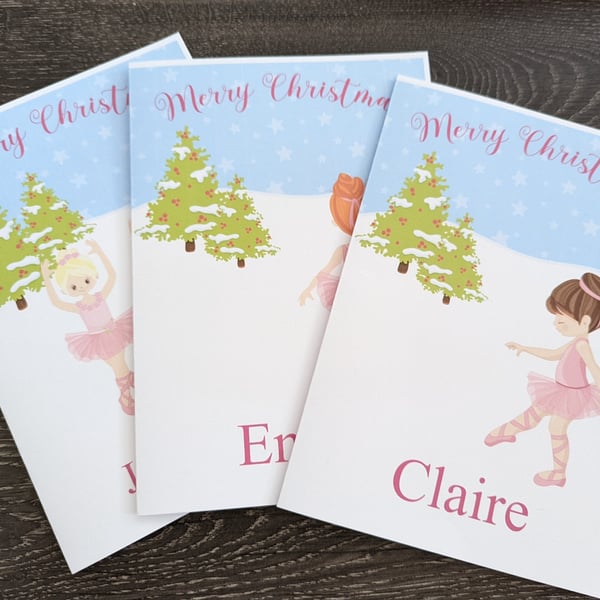 Ballet Dance Teacher Christmas Card