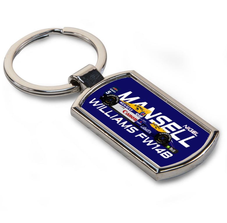 Nigel Mansell Williams FW14B F1 Keyring Gift