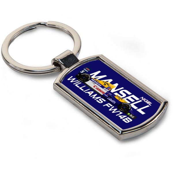 Nigel Mansell Williams FW14B F1 Keyring Gift