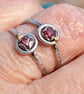 Thames Garnet and silver ring - Image 4