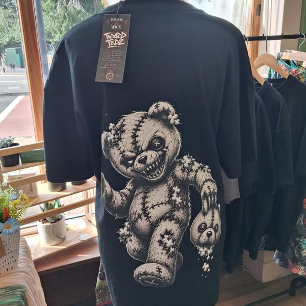 Twisted Tedz Noire T-shirt One Size Fits All