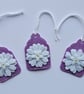 Felt Flower Gift Tags 