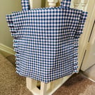 Frilled tote bag