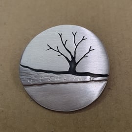 Winter tree pendant