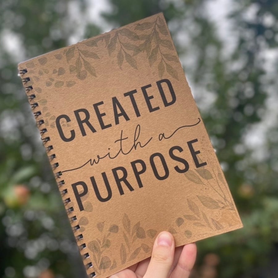 Created with a Purpose Journal Lined A5 book