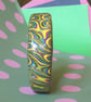 Bangle - Twisting Swirls - Handmade - Unique Retro Psychedelia  - Polymer Clay - Image 4