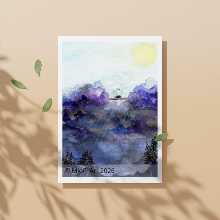My silver lining, Mixed-Media print