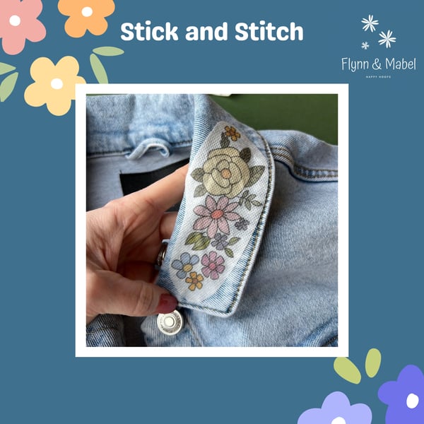 Stick and Stitch Wild Blooms