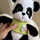Handmade Crochet Amigurumi Soft Toy plushie panda 
