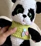 Handmade Crochet Amigurumi Soft Toy plushie panda  - Image 1
