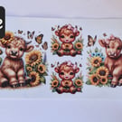 Highland cows cup wraps 