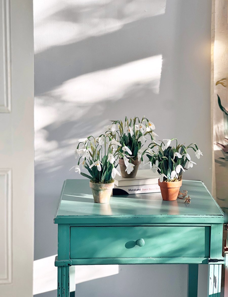 Snowdrops Paper Art Sculptures for Mother's Day
