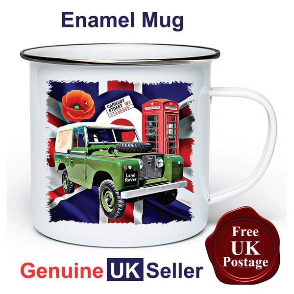 Unofficial Land Rover Series 2 Mug, Camping Mug, Fishing Mug, Outdoor Mug,
