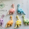 Felt dinosaur decorations, dinosaur nursery, dinosaur garland