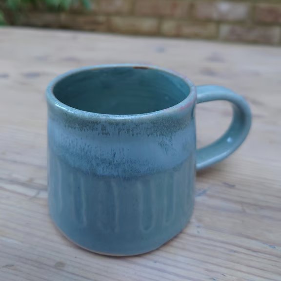 Small handmade coffee mug
