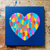 A Little Rough Around The Edges-  Original Block Canvas 