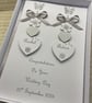 Personalised Handmade Wedding Day Card Son Daughter Engagement Anniversary Boxed - Image 1
