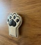Handmade Ceramic Cat Paw Print Fridge Magnet - Image 2