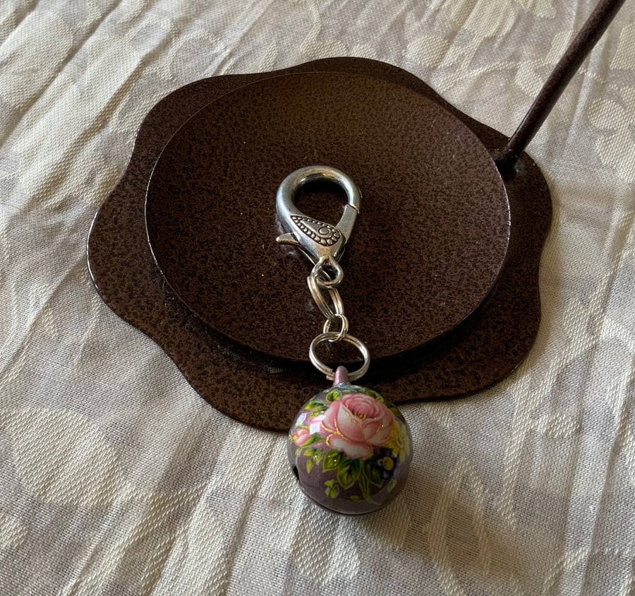 Japanese Flower Bell Charm
