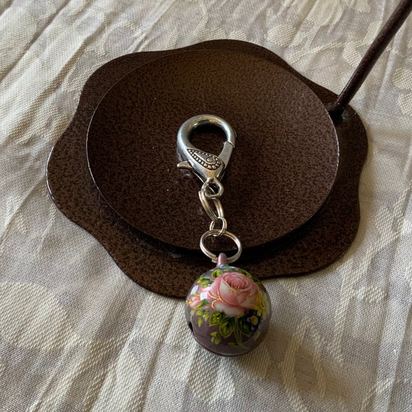 Japanese Flower Bell Charm