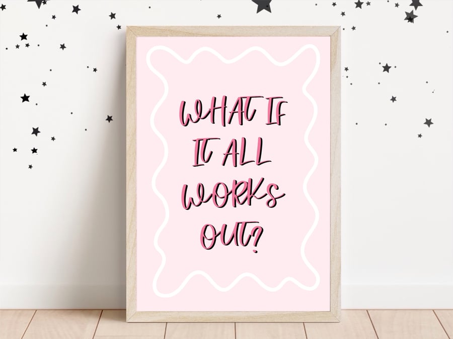 Positivity Wall Art Print, Office Decor, Affirmation Print, Motivational Quotes.