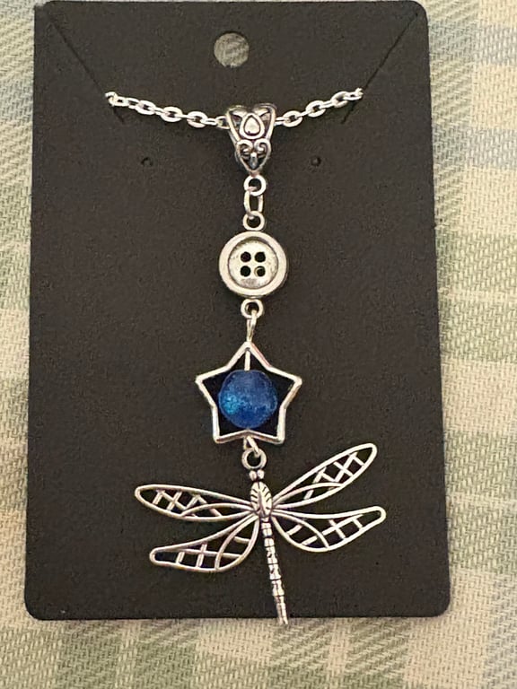 Coraline Dragonfly Necklace 