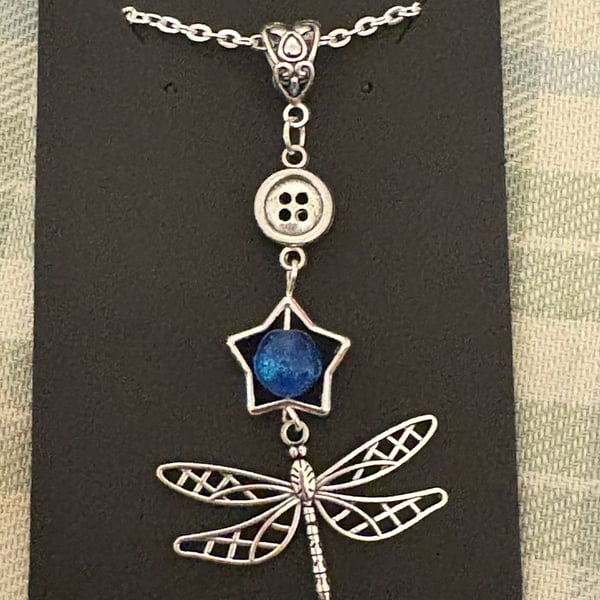 Coraline Dragonfly Necklace 