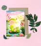 Frog Summer Card - Blank Card - Greeting Card